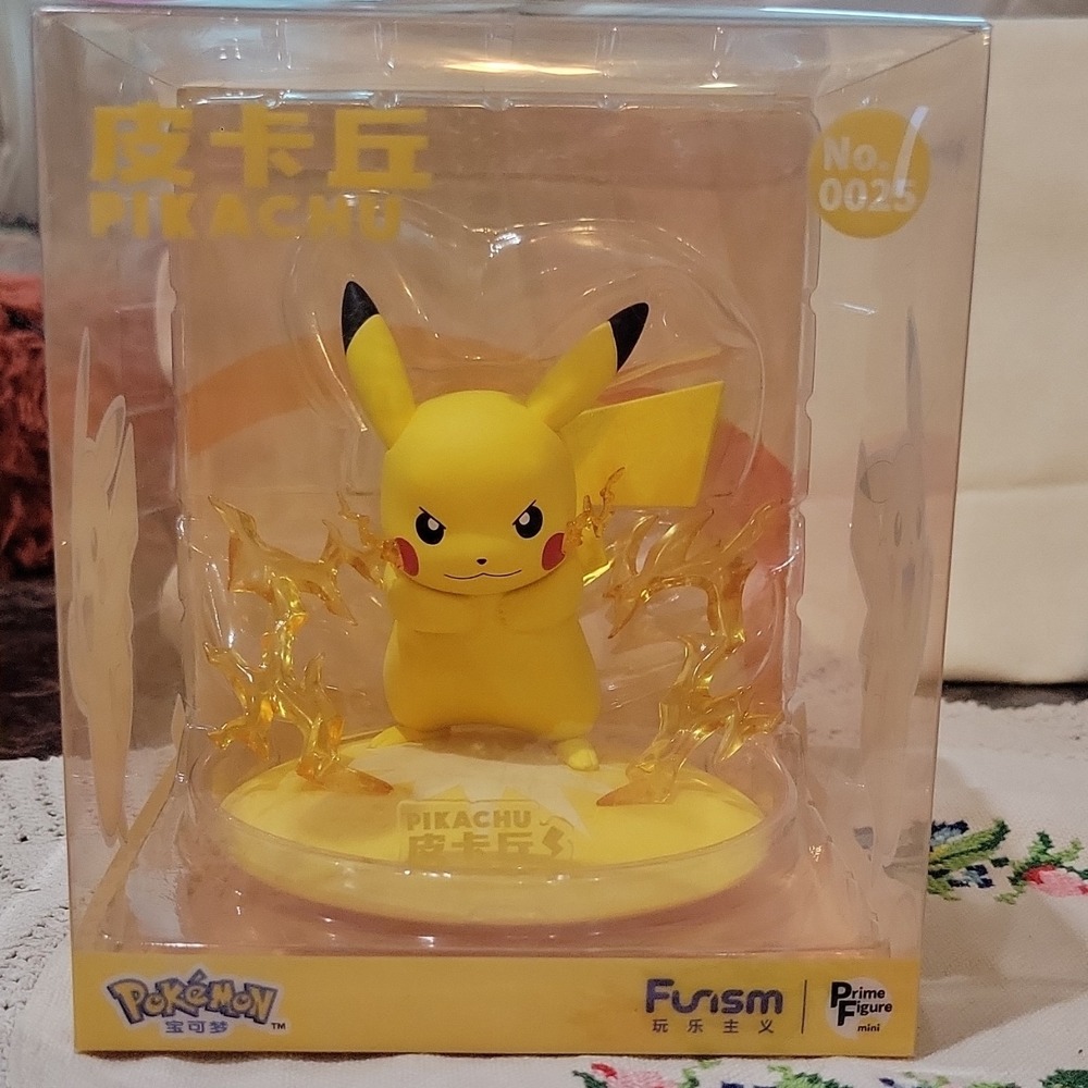 Funism Pokémon Pikachu Prime Figure mini PVC Animation Figure Boxed No. 025